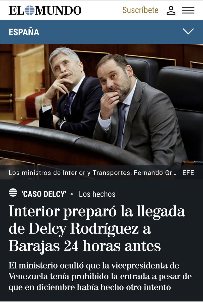 rosadiezglez's tweet photo. En cualquier país democrático y libre del mundo cuanto el Ministro de Interior se convierte en cómplice de la comisión de un delito,la Fiscalía interviene de oficio para  preservar el Estado de derecho. Y ese ministro dimite o es cesado de inmediato. ¿ Qué nos estamos perdiendo? https://t.co/DmAoT6cqIt