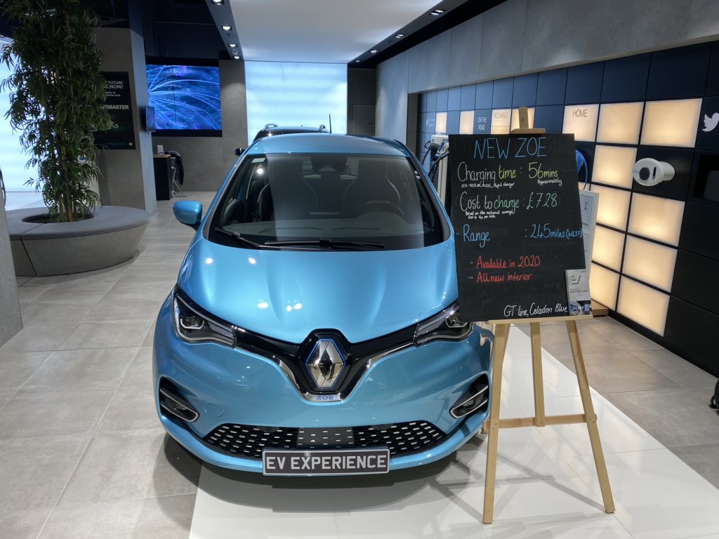 #DoTheMath!

#ElectricCars might surprise you.

This Zoe does 245 mile range for £7.28 🧠💥

[stats from <a href="/EVEC_MK/">EV Experience Centre</a>]