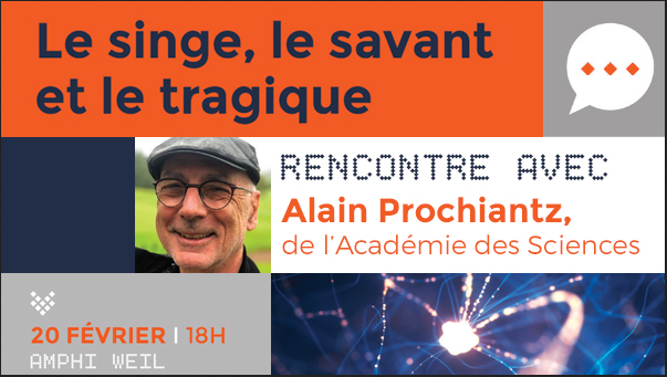 CultureUGA's tweet photo. [EVENEMENT] La conférence "Le singe, le savant et le tragique" avec Alain Prochiantz (@AcadSciences) va bientôt commencer ! #idexRSC

Vous ne pouvez pas y assister ? Pas de panique, la rencontre est retransmise en direct sur Youtube ! @UGrenobleAlpes

📽️ https://t.co/vffnkB5B1A https://t.co/BGMUtkwqpj