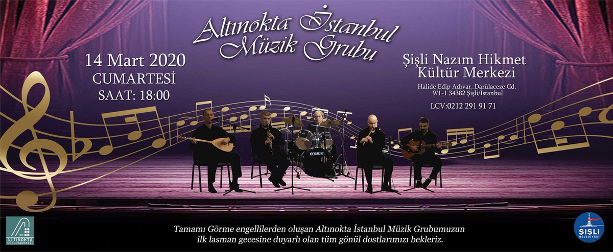 14 Mart Cumartesi Günü Tamamı Görme engellilerden oluşan Müzik Grubumuzun İlk Konser Heycanını hep birlikte paylaşmaya ne dersiniz.Davetiyelerimize derneğimizden ulaşabilirsiniz. #gönüllüler #destekolunm #konser
