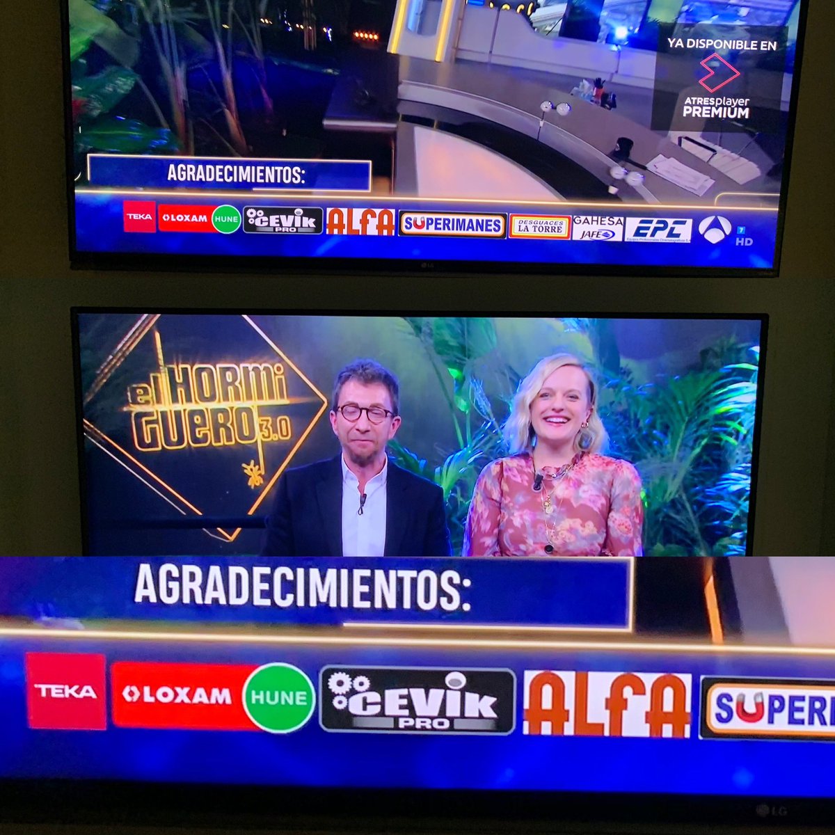 CEVIK_SA's tweet photo. Gracias al hormiguero por contar con nosotros !! #cevikpro #profesionalestrabajandoparaprofesionales #grupocevik #silentcompresor #ceviksoldadura https://t.co/fzHrU37PIj