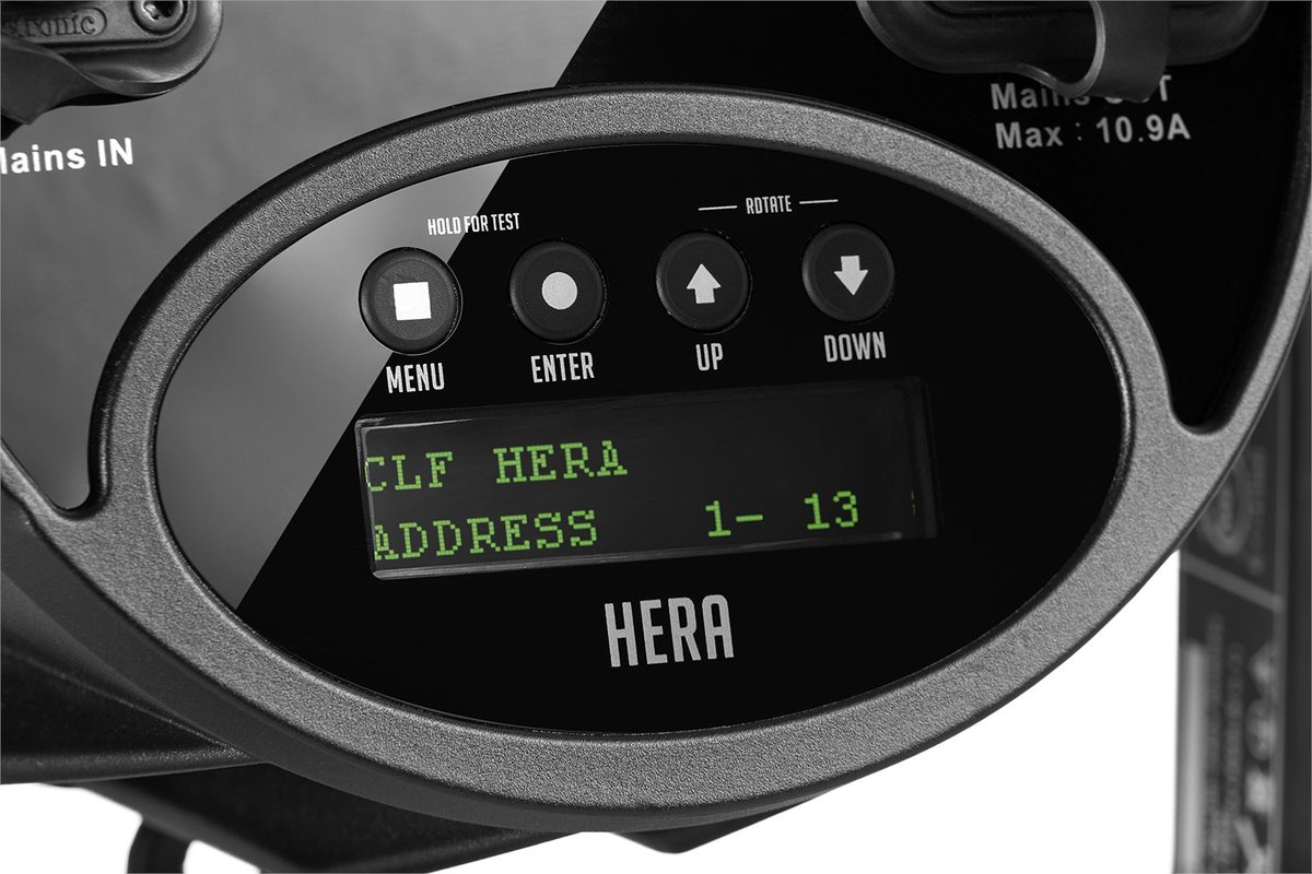 Did you know that Hera, Yara, Odin and Spectrum P1 &amp; P2 fixtures come with a very useful tool?

Just hold  the menu or enter button for 3 seconds and the fixture will turn to 100% output for 15 seconds. Just enough time to aim the fixture, without using a controller.