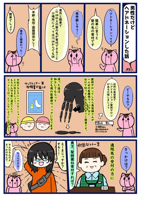 ヘアドネーションをした話 