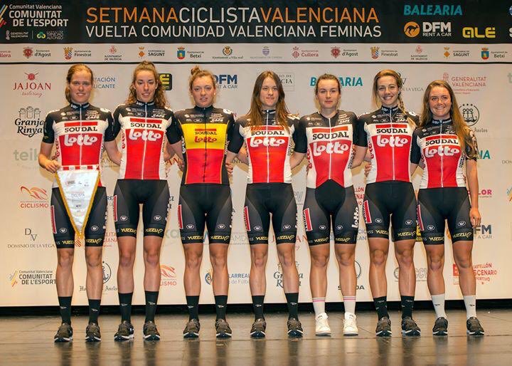 Our @Lotto_Soudal Ladies are ready to take on their first stage race of the season with the @SetmanaCiclista 🇪🇸 Here’s our line-up for the 4-day stage race👇: @BeekhuisTeuntje @AlanaCastrique @AriFidanza @abbymaep @VdbJesse Lone Meertens @julieJvdv #SCV20 #VCVF20