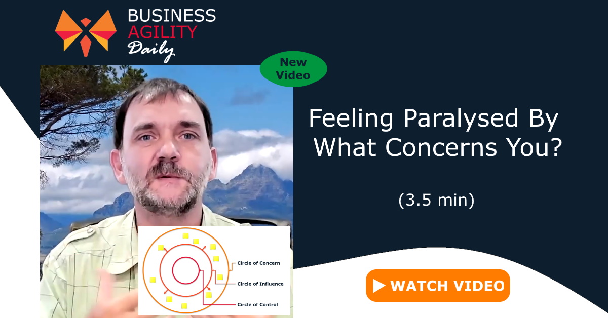 Don't have time and feel paralysed about what concerns you? Stephen Covey explains how to deal with this in 7 Habits of Highly Effective People. In this #BusinessAgilityDaily episode @Mathias summarises the thinking -  xuviate.com/business-agili…