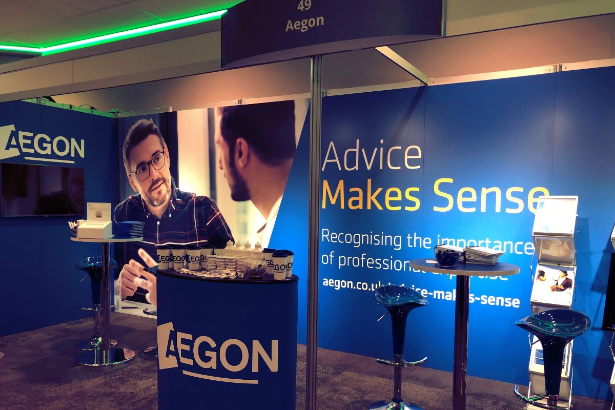 AegonUK's tweet photo. For advisers only. We're ready to go at the @Quilter_FA national conference today. Please come and say hello to our team at stand 49. #quilter #financialadvice https://t.co/iNT0o758B3