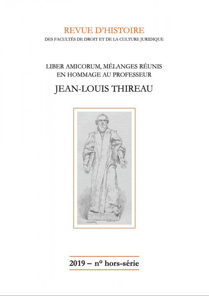 univdroit_03's tweet photo. [Parution] Liber amicorum, Mélanges réunis en hommage au professeur Jean-Louis Thireau, coord. Anne Dobigny-Reverso, Xavier Prévost et Nicolas Warembourg #RHFD https://t.co/rDZVc2MYNi https://t.co/IY9WdMD1B7