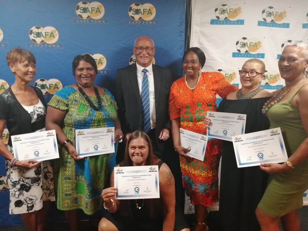 SAFA Western Cape congratulated over 60’s soccer grannies who represented their Province together with Vakhegula in France during FIFA Women’s World Cup 2019 <a href="/SAFA_net/">SAFA.net</a> <a href="/NathiMthethwaSA/">Ambassador Nathi Mthethwa</a> <a href="/DSACLIMPOPO/">Limpopo Department of Sport, Arts and Culture</a> <a href="/SPORTandREC_RSA/">Dep. Sport & Rec</a> <a href="/senioriales/">Senioriales</a> <a href="/Oldyssey/">Oldyssey</a> <a href="/VakhegulaF/">Grannies International Footbal Tournament 2025</a>