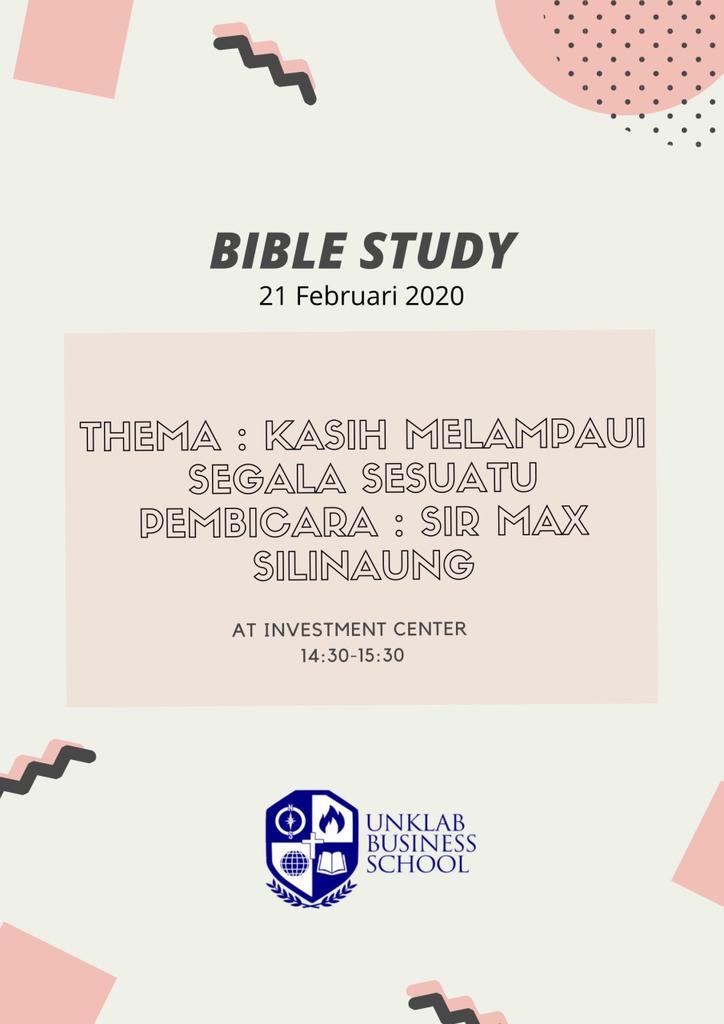 Bible Study 21 Feb with Sir Max Silinaung