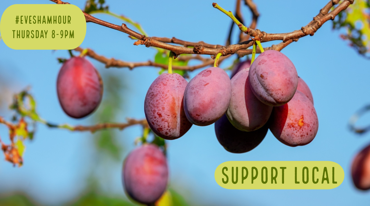 Help us to support our local community by spreading the word about #EveshamHour - tell any #ValeofEvesham or #Pershore businesses, organisations, groups or events organisers about us and get them to join in every Thursday 8-9pm!
