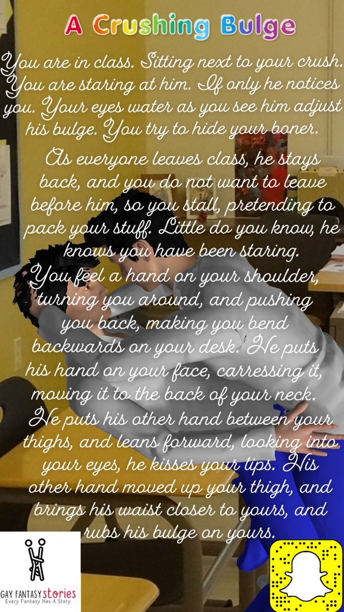 GayFantasyStory's tweet photo. #bulge #crush #classroom #sex #gay #horny #gaysex #kiss #unexpected #snapchat #gaysnap #gaykiss https://t.co/NI4Q1DHwML