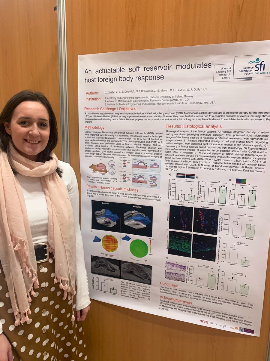 EimearBDolan's tweet image. Ready for discussions about our strategies to reduce the foreign body response to macroencapsulation devices for Type 1 Diabetes #ATTD2020 #duffylab @gduffy00