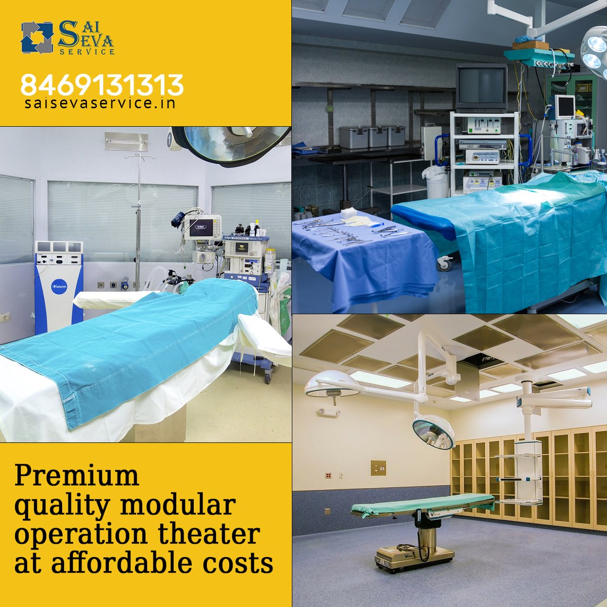 Sai Seva Service offers premium quality modular operation theater that are designed for the convenience of physicians, surgeons and nurses so that they can carry out the process quickly bit.ly/2NssQuS

#modularOT #operationtheater #medical #healthcare #health #India