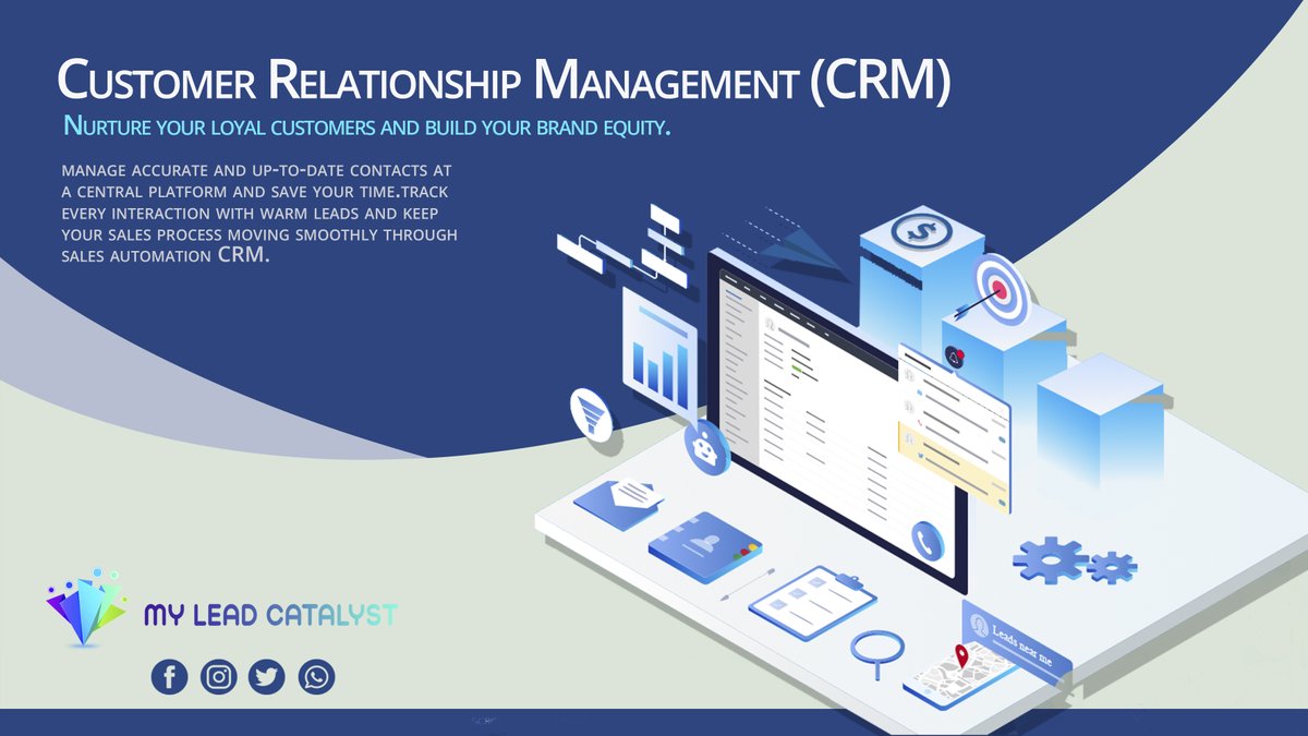 myleadcatalyst's tweet photo. Here is the Third verticle (CRM) of My Lead Catalyst Platform which can Identify your hot leads with lead scoring, win probability, and automated segmentation.

Schedule a demo today: https://t.co/yWYumbVc3i
#myleadcatalyst #marketingautomation #leadgeneration #CRM https://t.co/whdeewLp0c