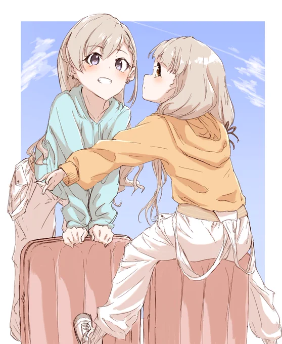 久川姉妹☀️✈️ 