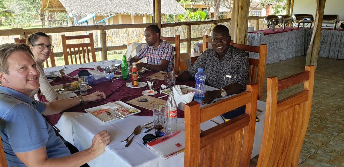 CampCradle's tweet photo. One of our greatest supporter, Mr. @JamesLokwale Director of Trade at Turkana County Government, had lunch with his guests in our facility. #CradleCamp. https://t.co/9HKVpVkjrV