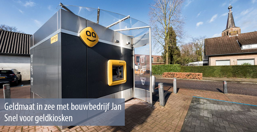 #Geldmaat in zee met bouwbedrijf Jan Snel voor geldkiosken » bit.ly/2SZHWHR « 

<a href="/geldmaat/">Geldmaat</a> <a href="/JanSnelGroup/">Jan Snel</a> #pinnen #abnamro #ing #rabobank