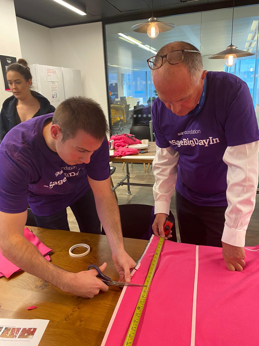 SteveHare's tweet photo. Yesterday I had a great afternoon with @sagefoundation using some of my volunteering hours to test my crafting skills &amp; support a mix of local and global charities. Thanks to all involved. https://t.co/kk55W6SmmR