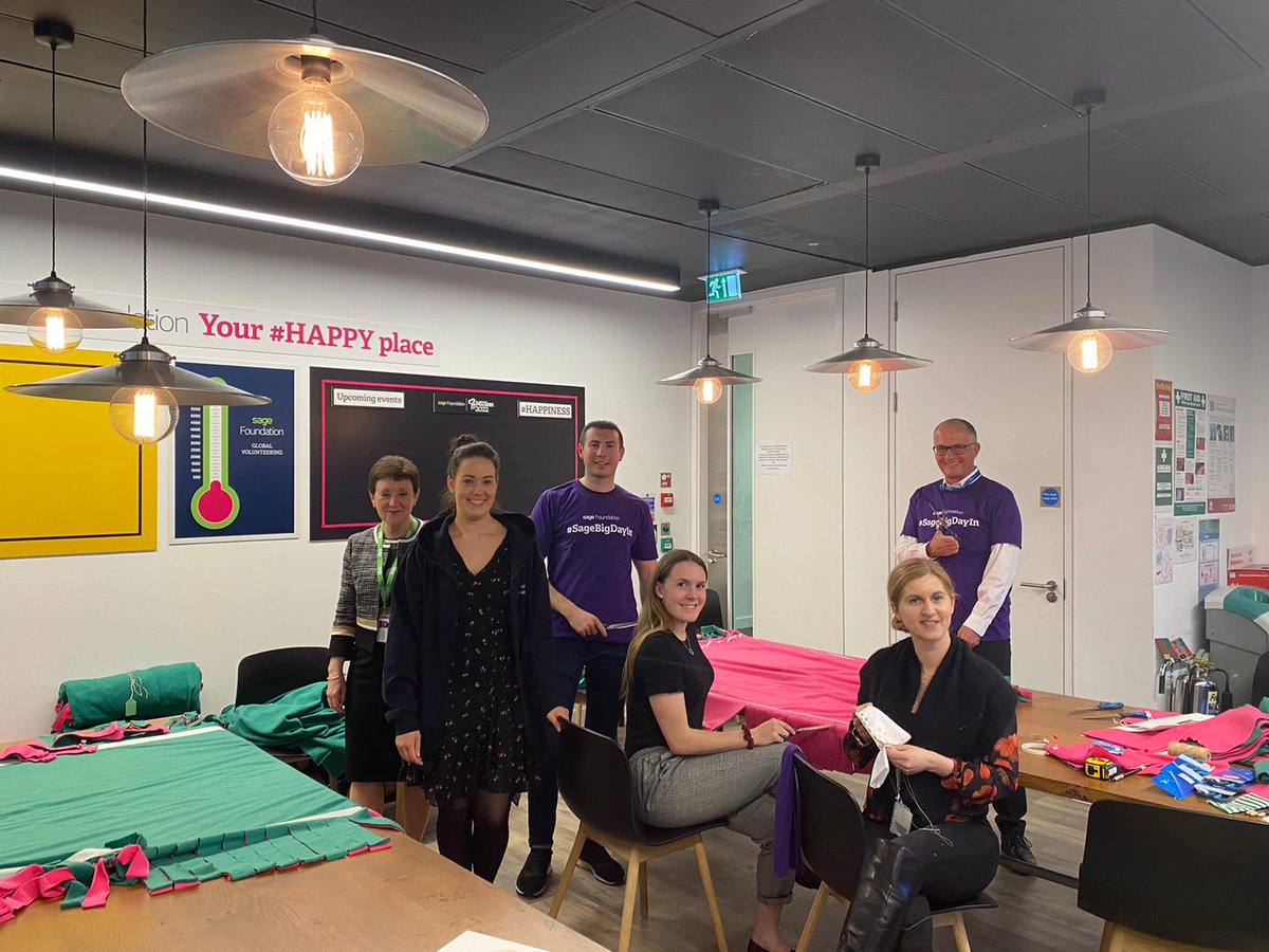 SteveHare's tweet photo. Yesterday I had a great afternoon with @sagefoundation using some of my volunteering hours to test my crafting skills &amp; support a mix of local and global charities. Thanks to all involved. https://t.co/kk55W6SmmR