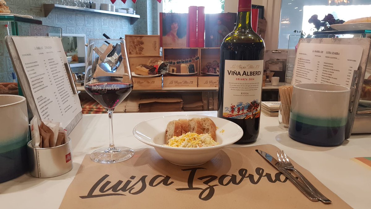 Viña Alberdi Magnum &amp; La barra de Luisa Izarra en Bilbao...
¡Y que se pare el mundo! 🍷🍷