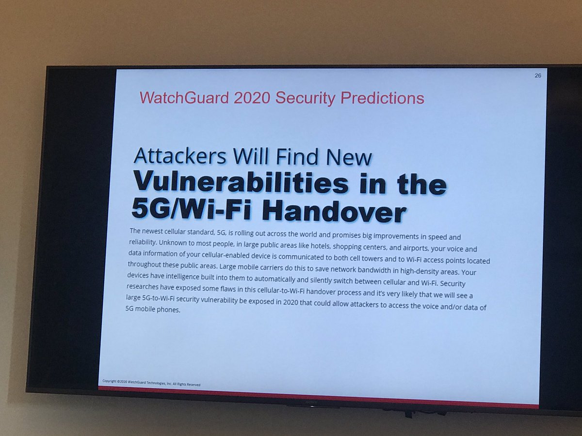 impresacity's tweet photo. Ecco alcune delle #security predictions x il 2020: aumento dei #Ransomware nel #cloud, crescita dello skill gap nella #cybersecurity, le elezioni Usa saranno bersaglio di attacco, nuove vulnerabilità #5G #WiFi ... sono solo alcune previsioni x l’anno in corso https://t.co/fKV43LZFlz