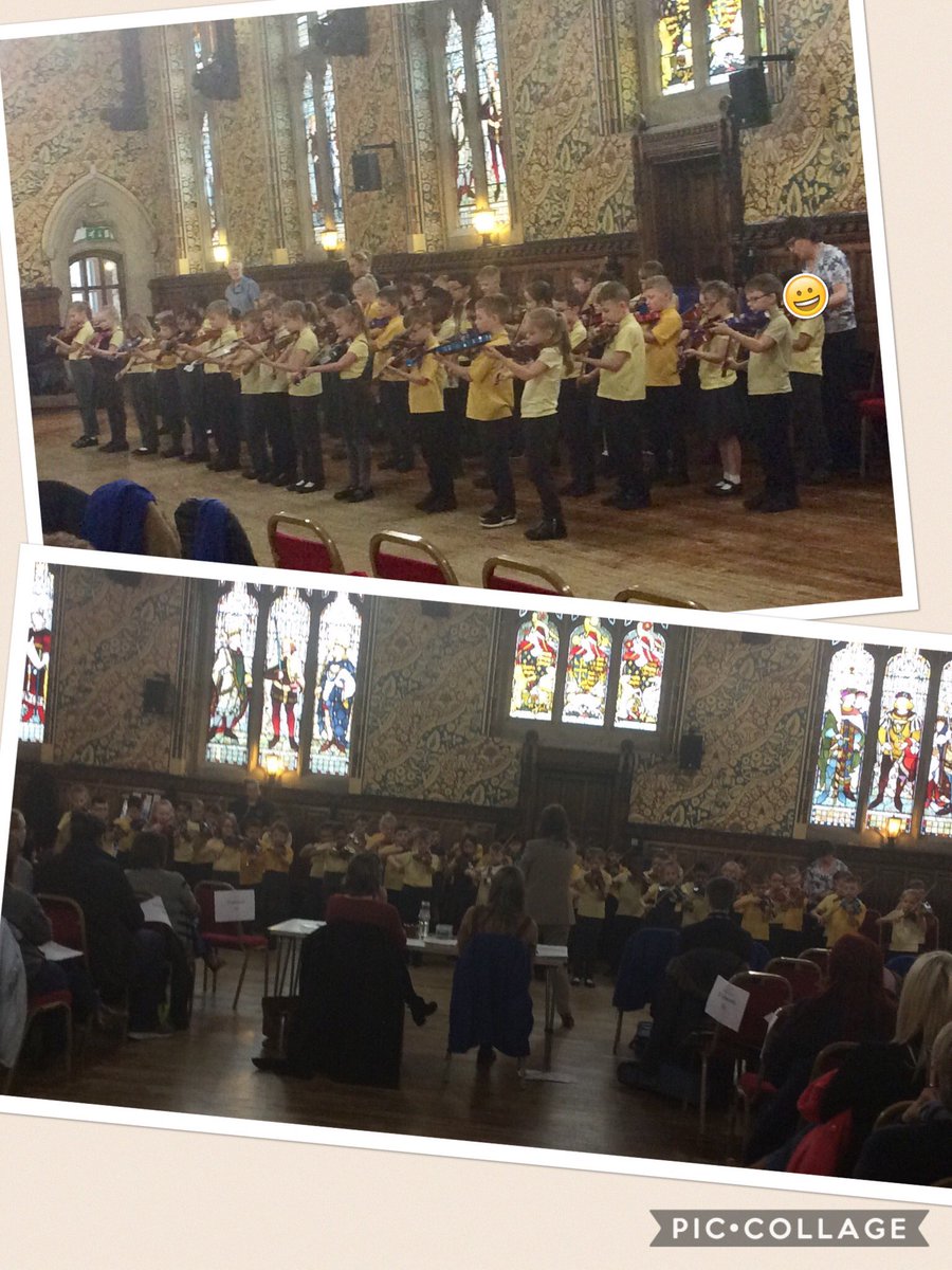 stedwardsceY3's tweet image. Very proud of our Year 3 children who came first at the music festival with their violin playing.