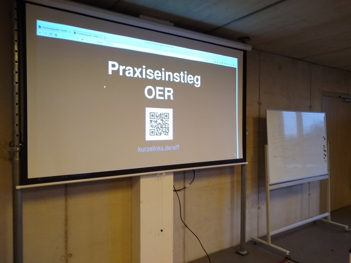 eBildungslabor's tweet photo. Ich finde es großartig, wie viele Neueinsteiger/innen auch bei diesem #OERcamp mit dabei sind. Deshalb biete ich jetzt gleich im ersten Slot einen komprimierten 'Praxiseinstieg OER' an. 
Zum Mitlesen:
https://t.co/tZCoW1naYb
Bzw. https://t.co/uZnkBbjL4q https://t.co/3kqb9x5dh4