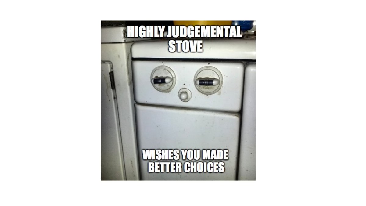 LargeKitchenApp's tweet image. When you know you should have bought a new oven... Don't worry we know which ones are the best, check them out here: largekitchenappliances.co.uk/cookers/best-e…

#ThursdayMotivation #thursdayvibes #ThursdayWisdom #Kitchen #ThursdayThoughts #Memes #FunniestTweets #NEW #thursdaytreat