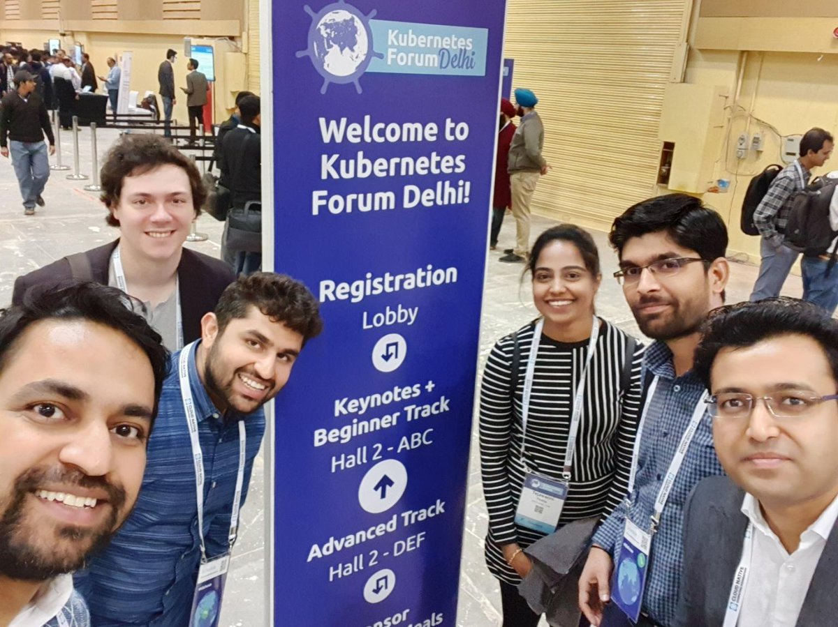 dunnhumbylife's tweet photo. Our head of India @ThisisManojM attended the CNCF  #Kubernetes Forum in Delhi today with fellow dunnhumbians. We are proud to be a Community Partner for the event &amp; we are sponsoring #diversity scholarships to support underrepresented groups be part of these forums. #k8sforum https://t.co/cJGJY8NJHM