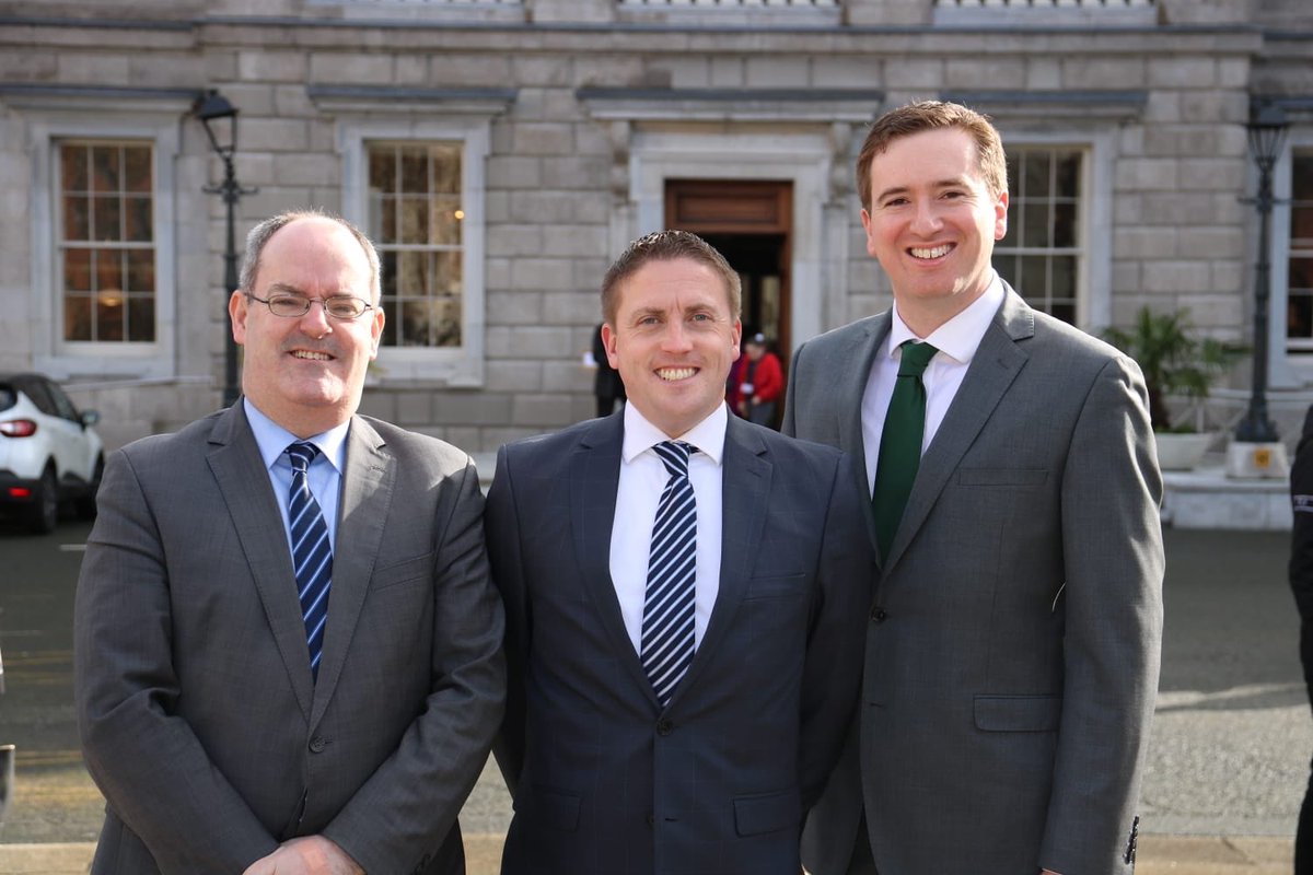 michaelclark99's tweet image. Honoured and delighted to be at Leinster House to see my great friend and colleague, Cormac Devlin TD, take up his seat in the 33rd Dáil. This is the culmination of over twenty years of hard work for Cormac...his family and friends are so proud! #AnIrelandForAll #GE2020