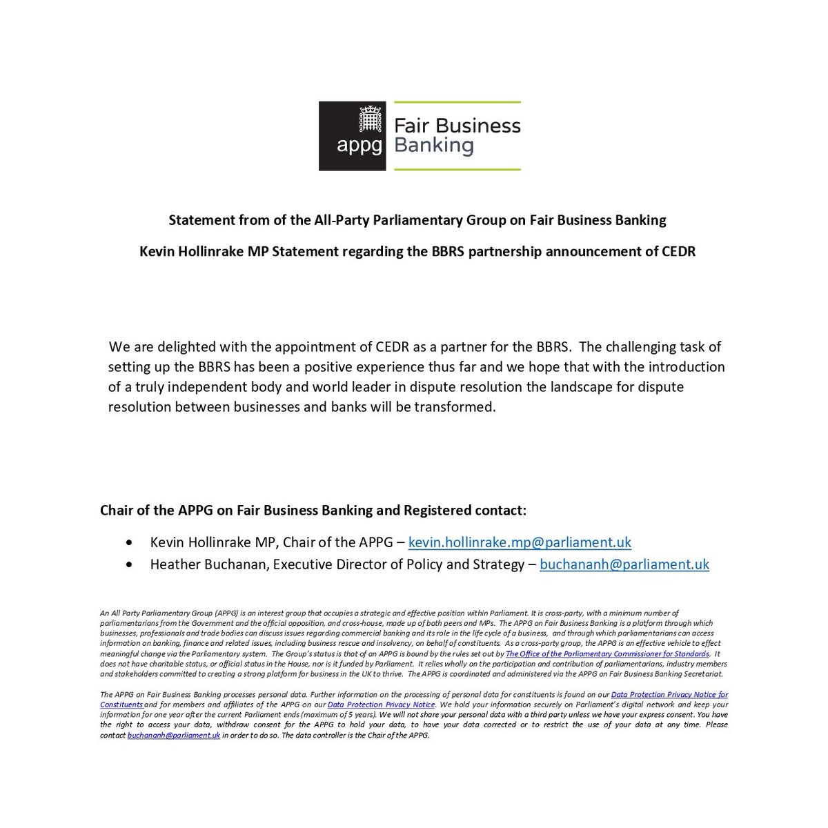 APPG on Fair Banking tweet media