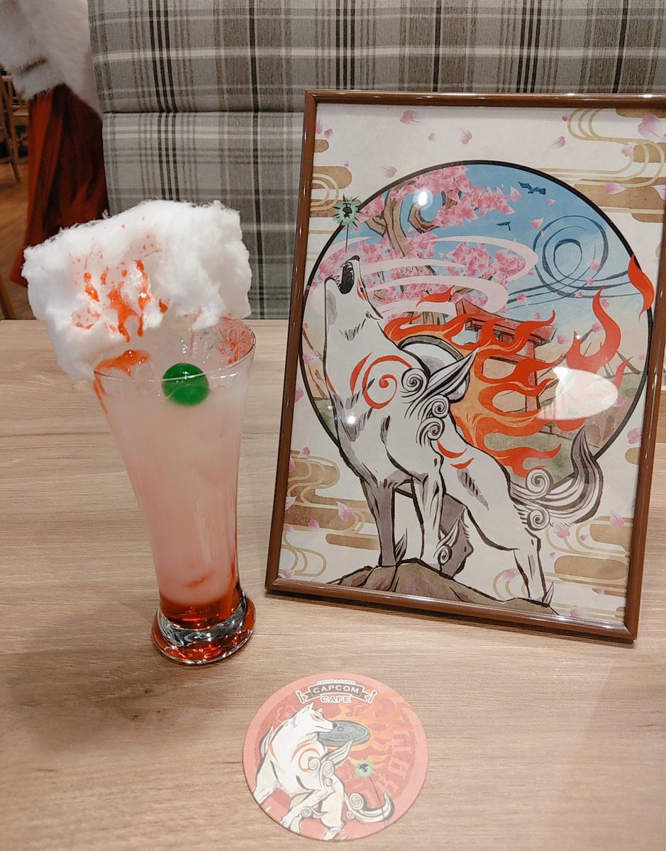 CCLemon_nico's tweet photo. コラボカフェのためのお着物でした。お着物と帯の色味もアマ公をイメージ
#大神
#OHKAMI
#CAPCOM https://t.co/z5811RtJUs
