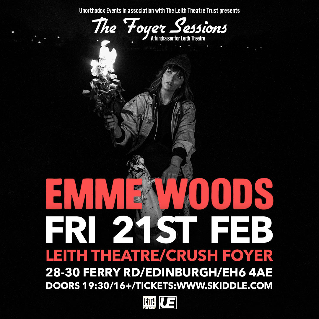craig_gornall's tweet photo. I don't know what you're doing tomorrow night but I would highly recommend getting along to @LeithTheatre to see @EmmeWoodsMusic, @zoegrahammusic &amp; @goodnightlouisa. Amazing line-up https://t.co/ZUe1muOl5b