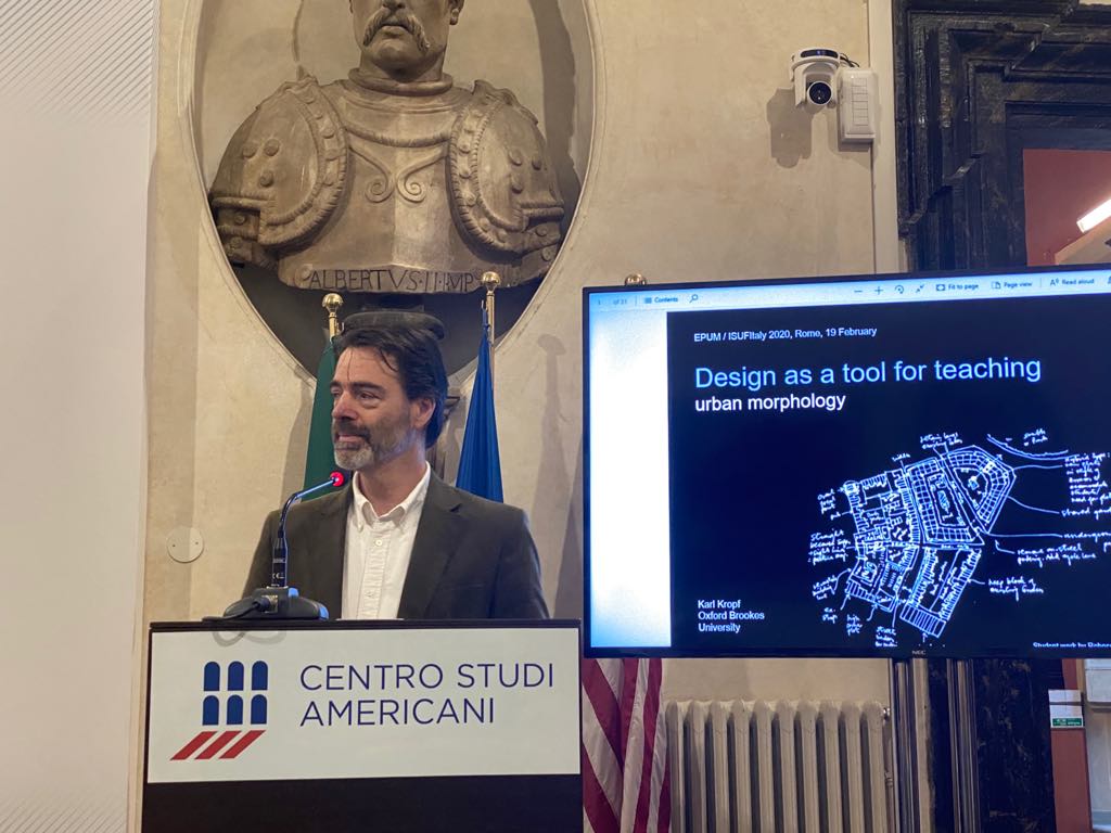 nadia_chara's tweet photo. EPUM's 2nd Multiplier event at the Palazzo Matei in Rome! The event focused on innovative approaches in teaching urban morphology, @EPUMconsortium . Interesting presentations by @Karl Kropf @builtform_org,  Małgorzata Hanzl, Tereza Maraz Mendez and Nicola Marzot. https://t.co/eSQbje9io9
