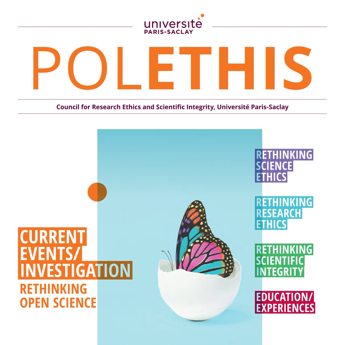 polethis_'s tweet photo. 📣 The english version of #2 POLETHIS' Journal is now available!!
📰 https://t.co/BrXGY3WFGK
#science_ethics #scientific_integrity #openscience and many more topics. Take a look and good reading!

@ParisSaclayPro @UnivParisSaclay @MshParisSaclay @PhD_UPSaclay https://t.co/VZ6bEiIFLu