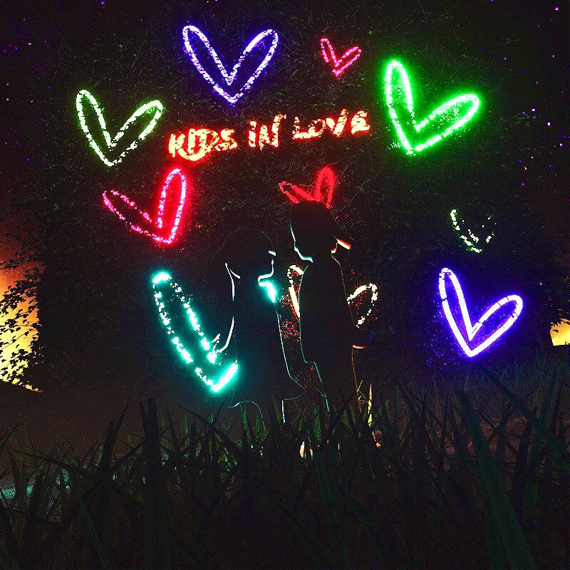 VibrantAnim's tweet photo. KIDS IN LOVE 🥰 

Inspired by @KygoMusic kids in love album cover art.

#octane #cinema4d #3drender #ArtistOnTwitter #beeple #artist https://t.co/gfK8YUvhTG
