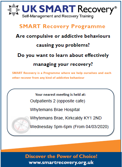 New SMART Recovery early evening group starting in Kirkcaldy in March! <a href="/DAPLFife/">DAPL</a> <a href="/UKSMARTofficial/">UK SMART Recovery</a> @RecoveryinFife <a href="/PhoenixFutures1/">Phoenix Futures</a> <a href="/firstforfife_uk/">FIRST</a> <a href="/nhsfife/">NHS Fife</a>