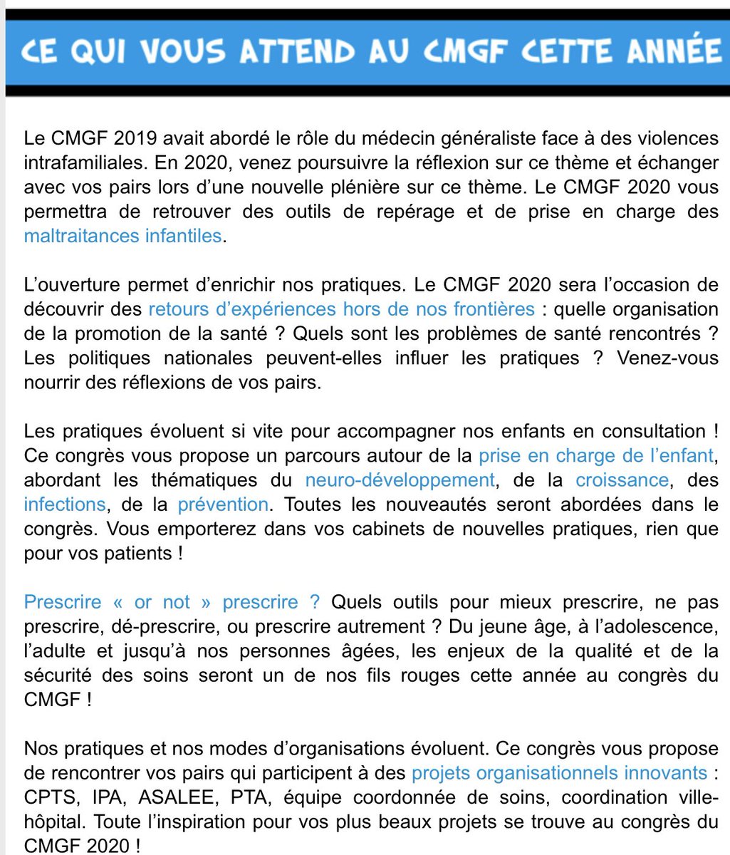 2026WONCAEurope's tweet photo. Un échantillon de ce qui vous attend au Congrès de la médecine Générale cette année 😍... (Et vous avez jusqu’à demain pour bénéficier d’une inscription à tarif réduit!) https://t.co/UlMt2o7KbA