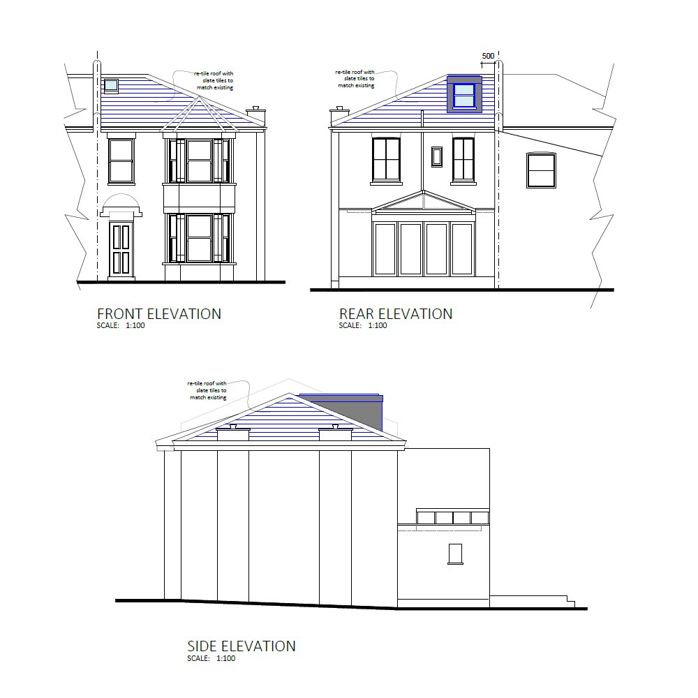 CreateHG's tweet photo. We just got planning permission for a loft dormer extension in the Lee Manor conservation area. The end of terrace property introduced challenges with conservation area requirements, close contact with the planning officer let us give our client the family bathroom they desired! https://t.co/GdsOE1Utc9