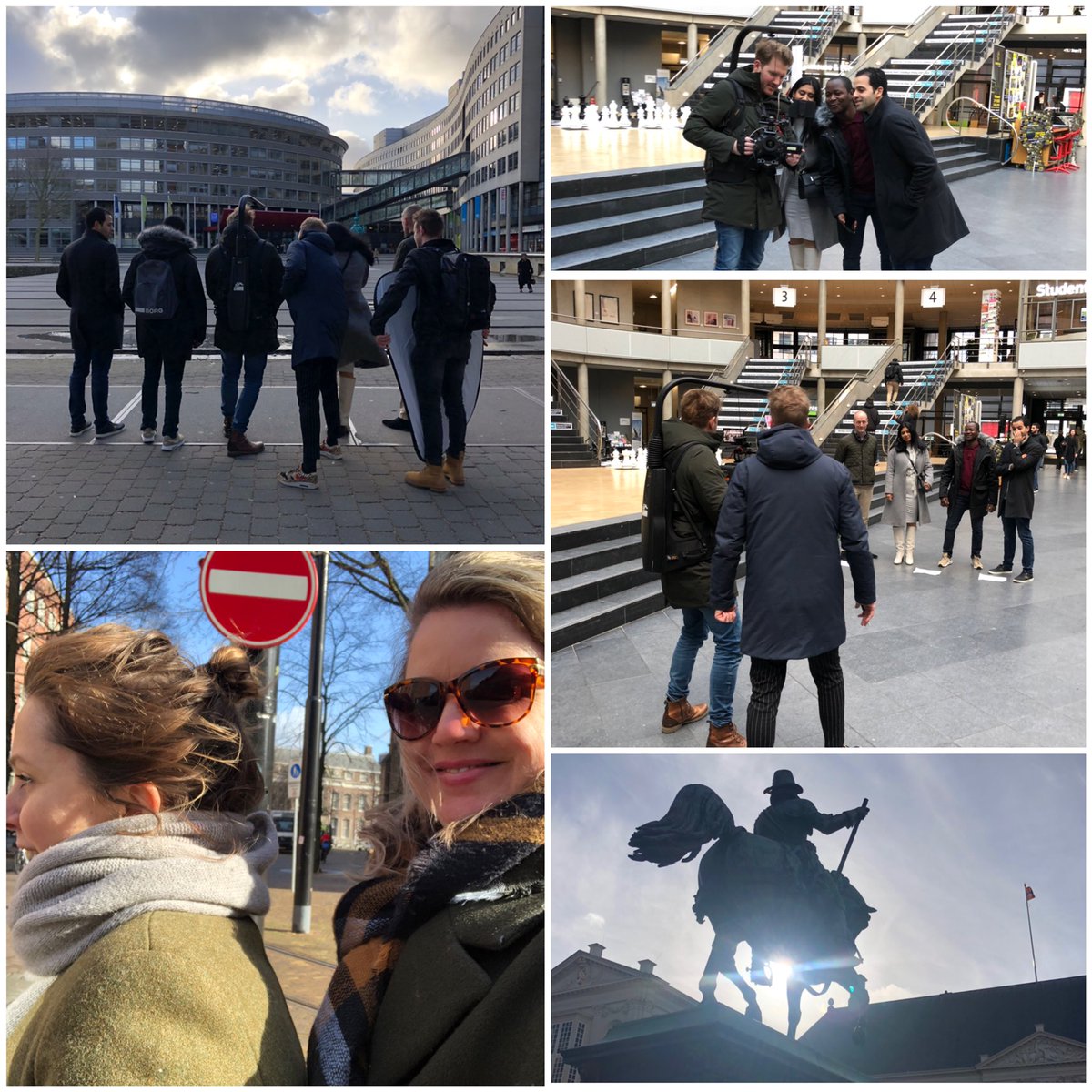 Michelle_Pronk's tweet photo. Behind the scenes.. opnames voor de trailer van #TheHagueGraduateSchool https://t.co/DYO57pjyk5