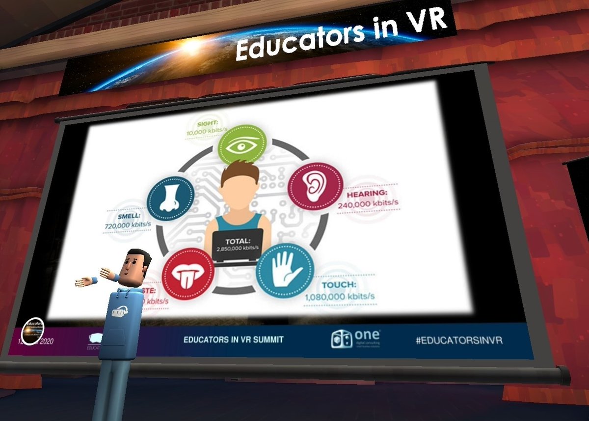 project8vr's tweet photo. I was fortunate enough to be a moderator at @CarlosJOchoaFer presentation in @AltspaceVR for the @EducatorsVR summit today.
Brilliant presentation by someone who is deeply passionate about the evolution of education systems.
Thanks to everyone involved 👏 https://t.co/pWmhRYGgpW