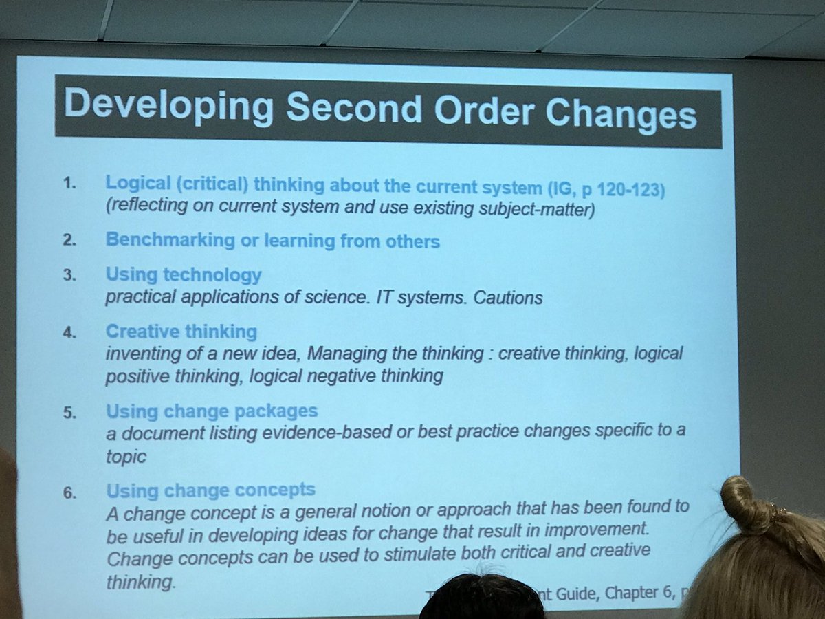 debmorgan71's tweet photo. Moving from first order (reactive) changes to second order (fundamental) changes is crucial to help support improvements @DrAmarShah @TheIHI #IAWave63 https://t.co/HpApWAK3US