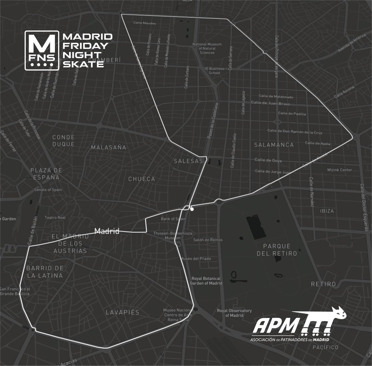 Mañana viernes nos manifestamos #PorUnMadridPatinable

Tomaremos Madrid en patines para reivindicar una ciudad más amable y permisiva con nuestra movilidad y por la autorización de este evento de manera mensual con la colaboración del <a href="/MADRID/">Ayuntamiento Madrid</a> (y no como manifestación) +info en FB
