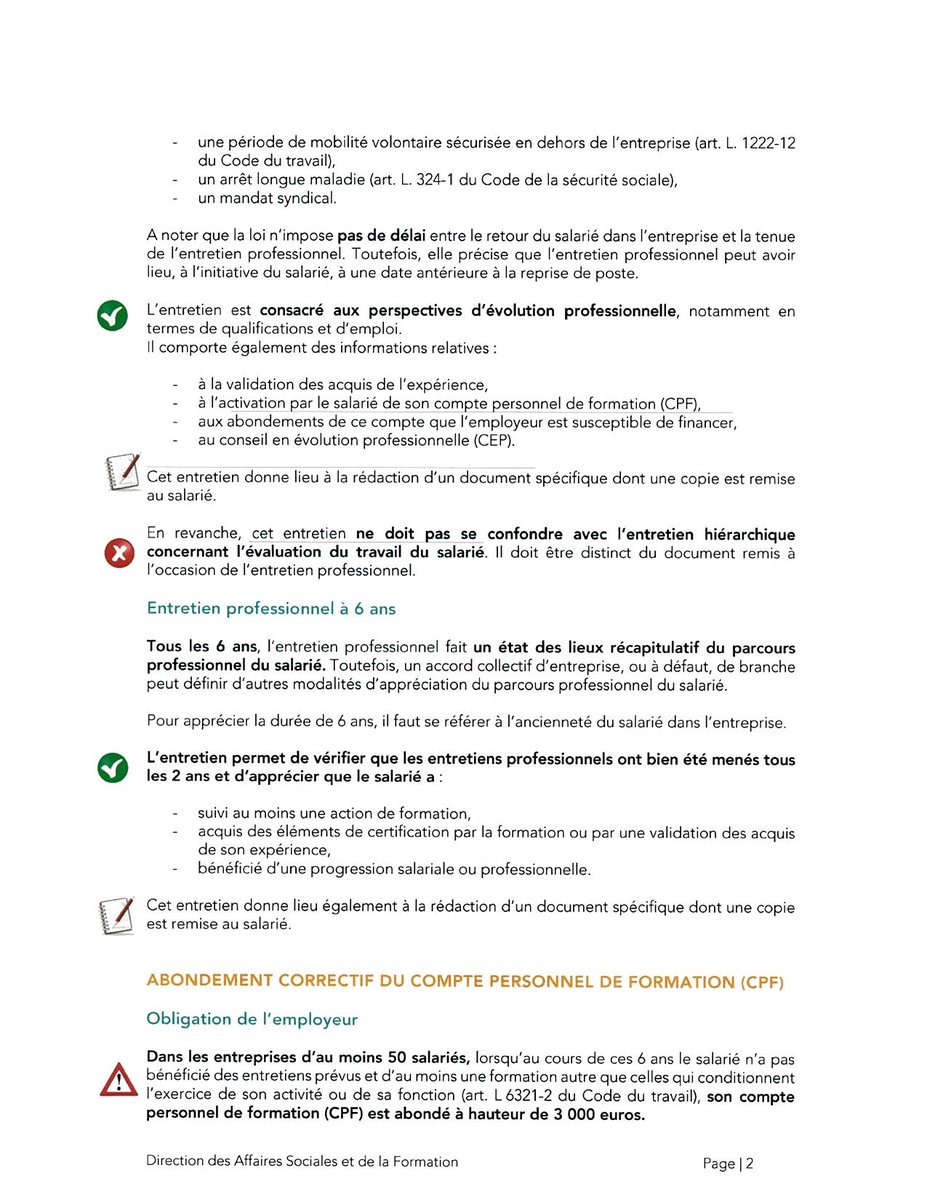 L'#entretien #professionnel et #Responsabilité du #dirigeant : Que dit la nouvelle Loi de septembre 2018 ?
Conséquences pour le Chef d'#entreprise en cas d'absence des #entretiens: L'#employeur doit abonder le #CPF du salarié à hauteur de 3000 euros  #CPME #formation.