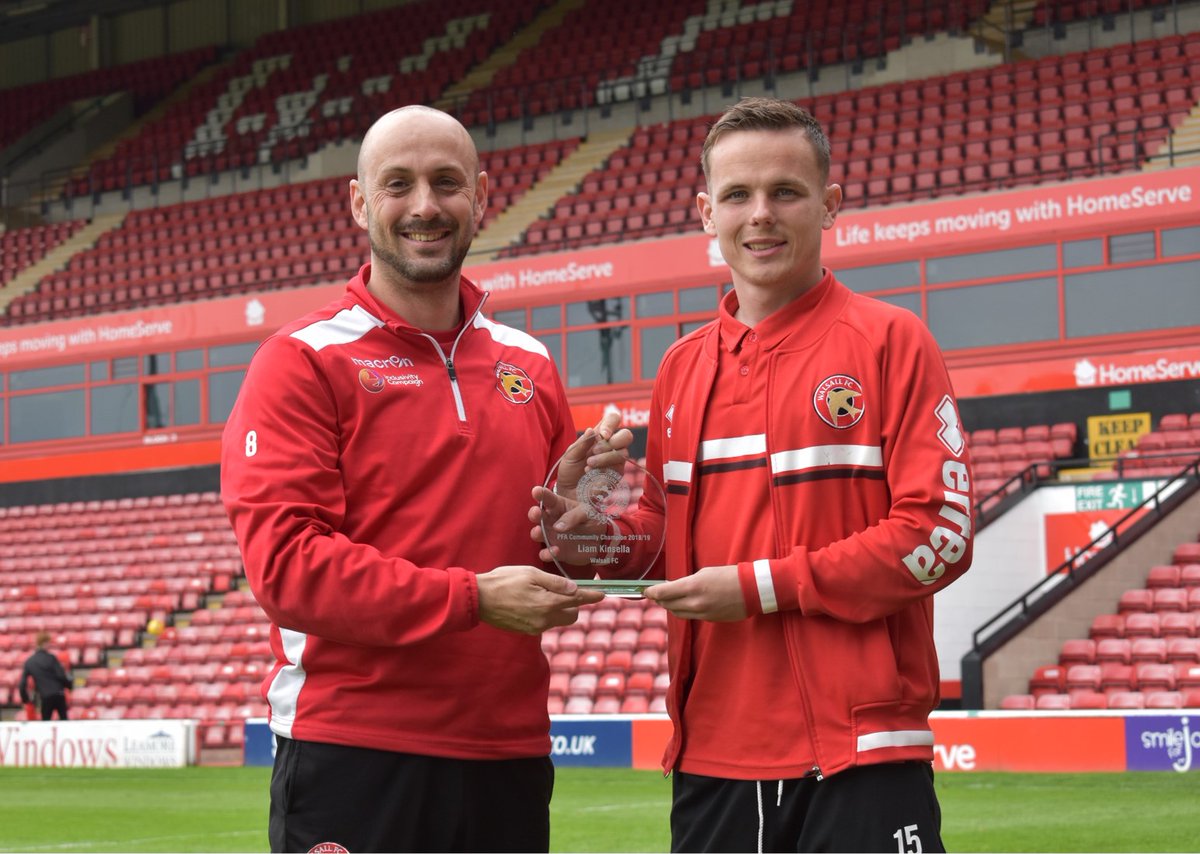 WFCFoundation_'s tweet photo. 🎉 Happy 24th birthday to our current Community Player of the Year and @PFA ambassador @kins1996!
Liam has always been a champion of the scheme and supporter of our programmes in the Walsall community. #WFCCP @WFCOfficial https://t.co/S0k9ZravTN