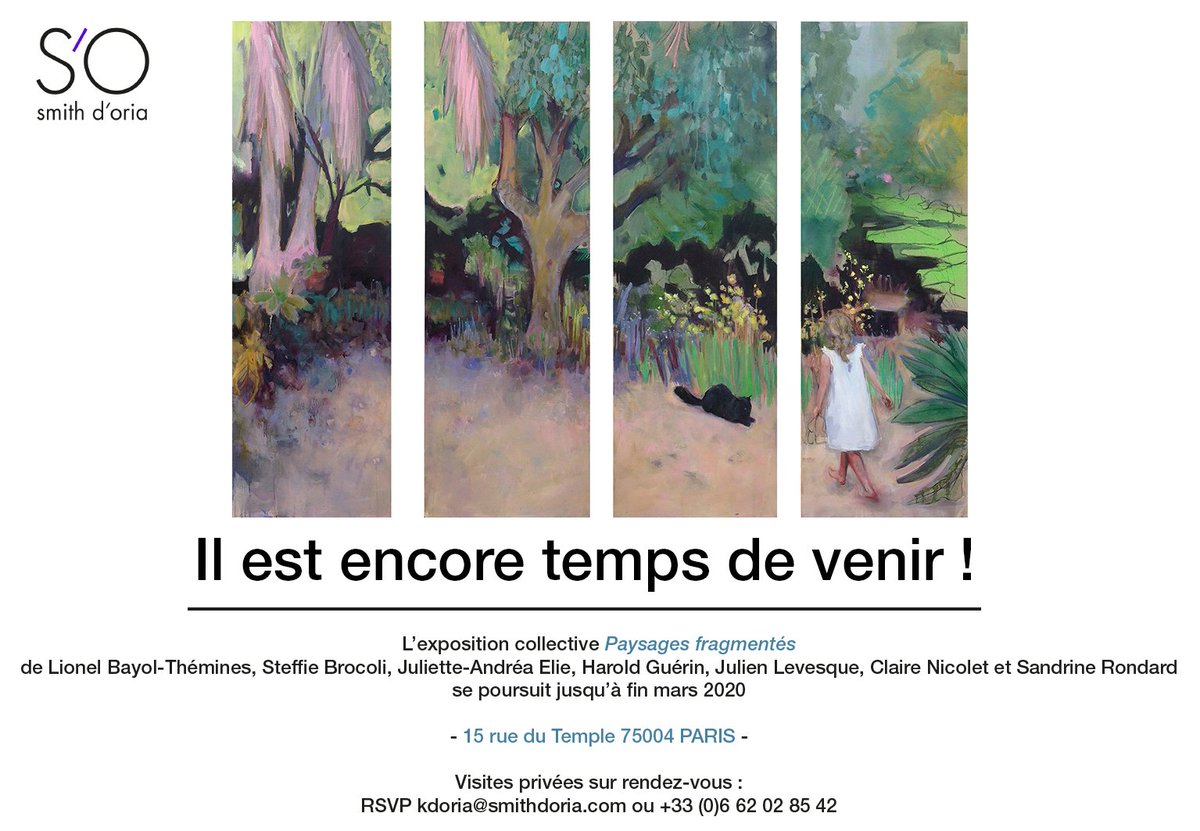 SO_SmithDOria's tweet photo. L’exposition collective « Paysages fragmentés » se poursuit dans nos bureaux au 15 rue du Temple 75004 PARIS. Venez y découvrir les œuvres inédites! 
https://t.co/mexMoboaPO https://t.co/lykuJHiNFk