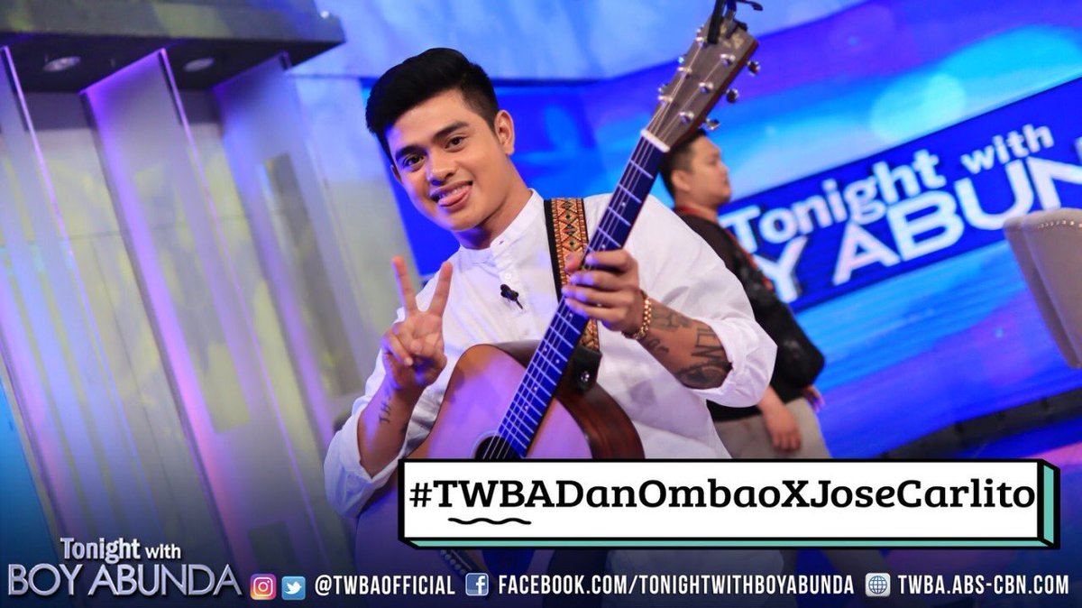 TWBAofficial's tweet photo. It’s a music filled kind of night dahil makaka-jamming natin ang soon-to-be daddy na si Dan Ombao! 🤩 Tonight on #TWBADanOmbaoXJoseCarlito https://t.co/GUVFPxGrYB