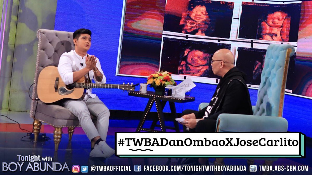 TWBAofficial's tweet photo. It’s a music filled kind of night dahil makaka-jamming natin ang soon-to-be daddy na si Dan Ombao! 🤩 Tonight on #TWBADanOmbaoXJoseCarlito https://t.co/GUVFPxGrYB