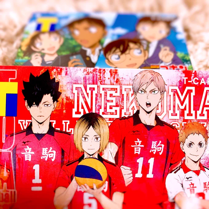 Tカードチェンジした〜〜!!!!!!
今までありがとうコナン?
音駒かっこよすぎてこれから使うの緊張するわ 