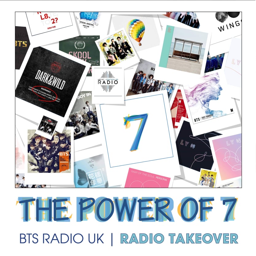 BTSRadioUK's tweet photo. The WEEK of @BTS_twt #ThePowerOf7 continues today at 6pm!
Tune in to @ACRRadio here: https://t.co/cmxNan4sQs
#BTSARMY #BTS # MapOfTheSoul7 #BTSonRadioUK #WeekOfBTS #1DaysUntil7 https://t.co/FsfHENAkcz